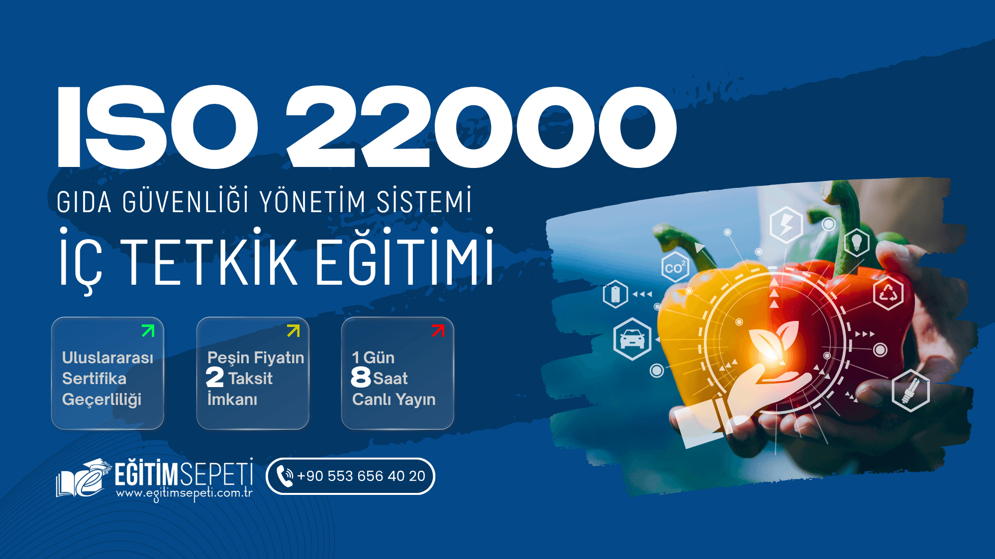 ISO 22000:2018 Gıda Güvenliği Yönetim Sistemi İç Tetkik Eğitimi